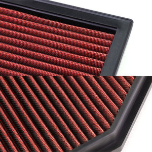 Red High Flow Washable/Reusable AirBox Drop-In Panel Air Filter For 15-17 RC350-Performance-BuildFastCar
