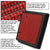 Red High Flow Washable/Reusable AirBox Drop-In Panel Air Filter For 15-17 RC350-Performance-BuildFastCar