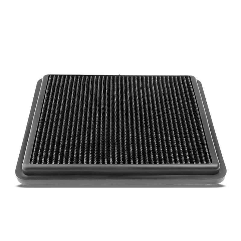 Black High Flow Washable/Reusable AirBox DropIn Panel Air Filter For 12-16 Azera-Performance-BuildFastCar