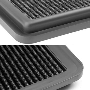 Black High Flow Washable/Reusable AirBox DropIn Panel Air Filter For 12-16 Azera-Performance-BuildFastCar