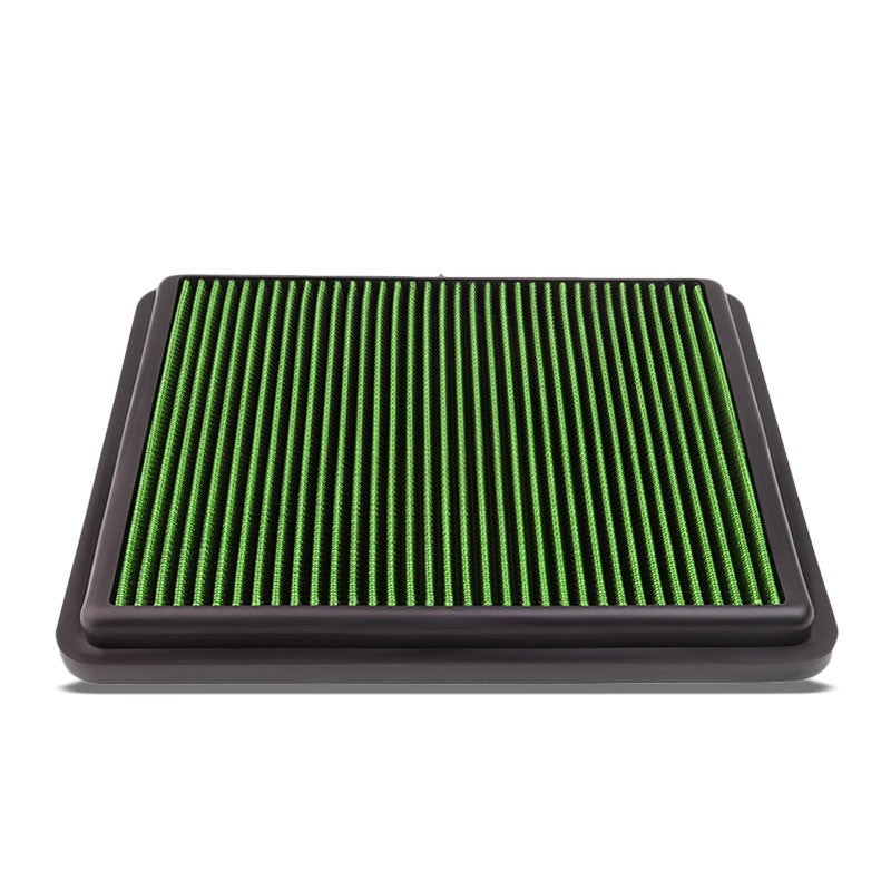 Green High Flow Washable/Reusable Drop-In Panel Air Filter For 14-16 Cadenza-Performance-BuildFastCar