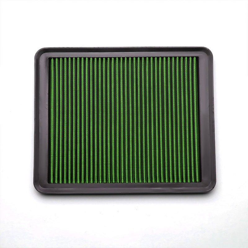 Green High Flow Washable/Reusable Drop-In Panel Air Filter For 14-16 Cadenza-Performance-BuildFastCar