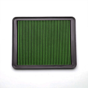 Green High Flow Washable/Reusable Drop-In Panel Air Filter For 14-16 Cadenza-Performance-BuildFastCar