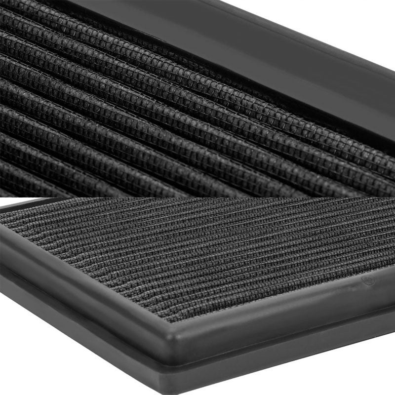 Reusable Black High Flow Drop-In Panel Air Filter For Toyota 14-17 Highlander-Performance-BuildFastCar