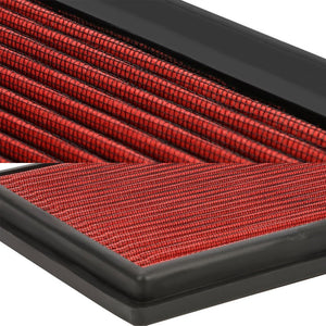 Reusable Red High Flow Drop-In Panel Air Filter For Toyota 14-17 Highlander-Performance-BuildFastCar