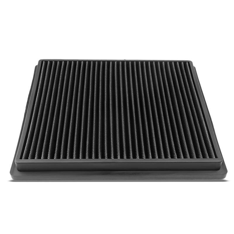 Black High Flow Washable/Reusable Drop-In Panel Air Filter For 11-15 Regal-Performance-BuildFastCar