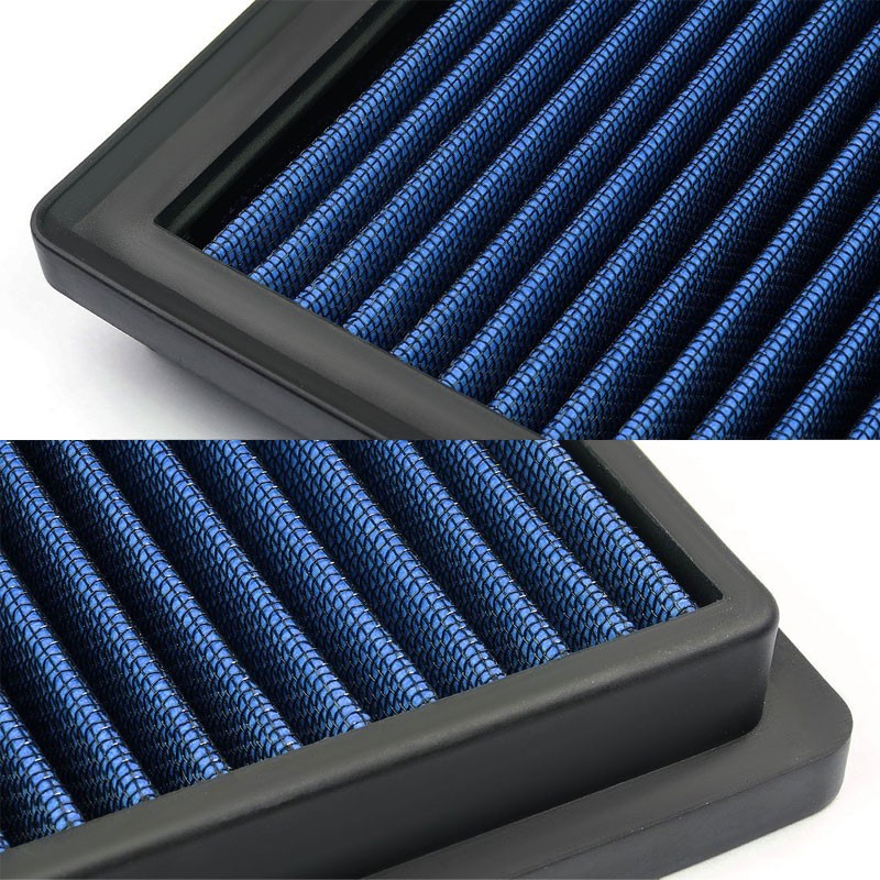 Blue High Flow Washable/Reusable Drop-In Panel Air Filter For 10-16 LaCrosse-Performance-BuildFastCar