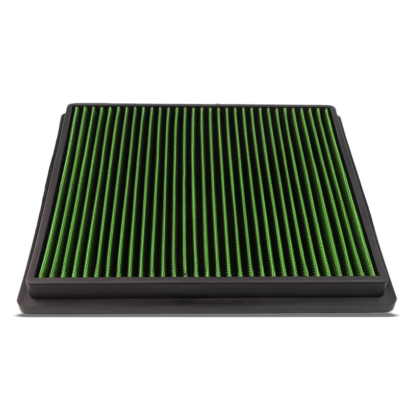 Green Washable/Reusable Airbox Drop-In Panel Air Filter For 13-14 Malibu Eco-Performance-BuildFastCar