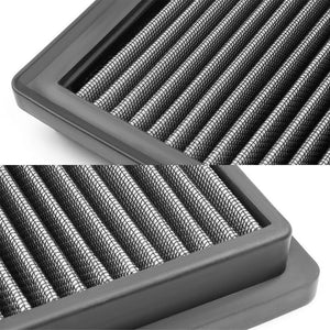 Silver Washable/Reusable Airbox Drop-In Panel Air Filter For 13-14 Malibu Eco-Performance-BuildFastCar