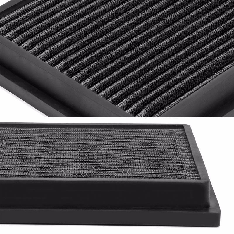 Reusable Black High Flow Drop-In Panel Air Filter For Toyota 10-15 Prius 1.8L-Performance-BuildFastCar