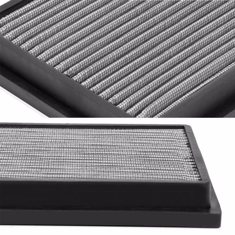 Reusable Silver High Flow Drop-In Panel Air Filter For Toyota 10-15 Prius 1.8L-Performance-BuildFastCar