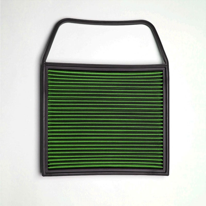 Green High Flow Washable/Reuse Drop-In Panel Air Filter For 09-14 BMW 535i 3.0L-Performance-BuildFastCar