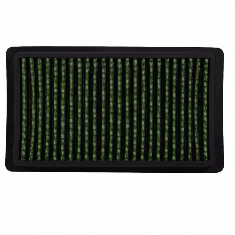 Reusable Green High Flow Drop-In Panel Air Filter For 07-12 Versa/09-14 Cube-Performance-BuildFastCar