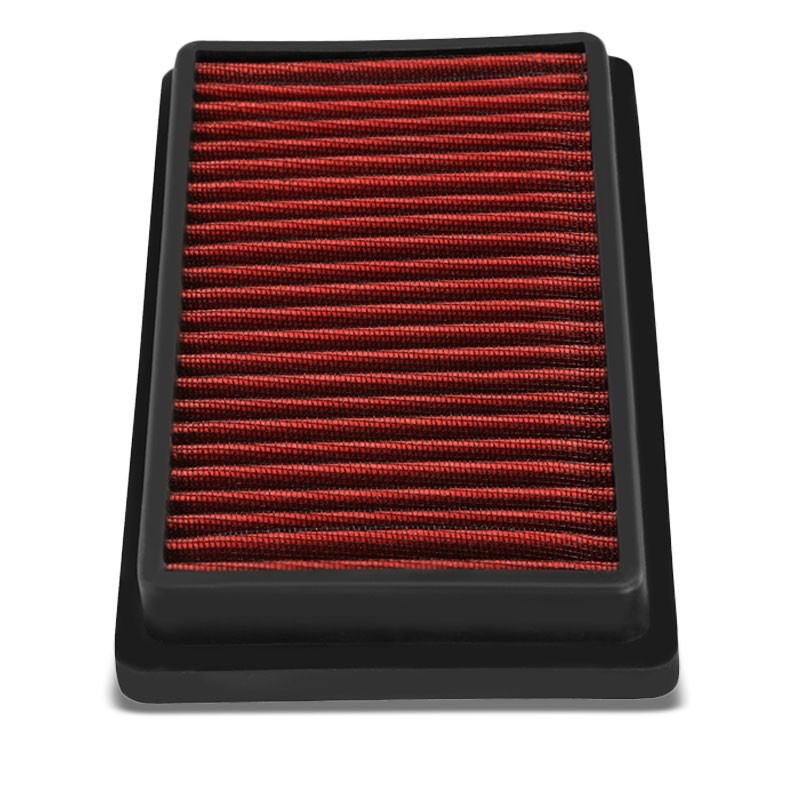 Reusable Red High Flow Drop-In Panel Air Filter For 07-12 Versa/09-14 Cube-Performance-BuildFastCar
