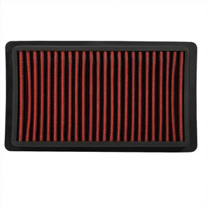Reusable Red High Flow Drop-In Panel Air Filter For 07-12 Versa/09-14 Cube-Performance-BuildFastCar