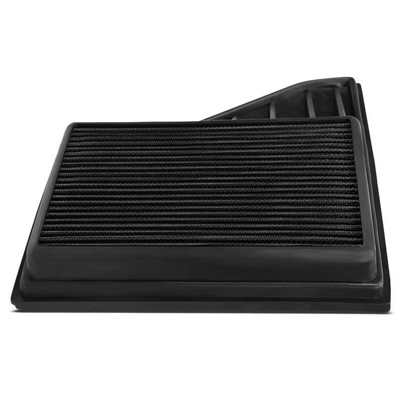 Reusable Black High Flow Drop-In Air Filter For Mustang 10 4.6L/11-14 3.7/5.0L-Performance-BuildFastCar