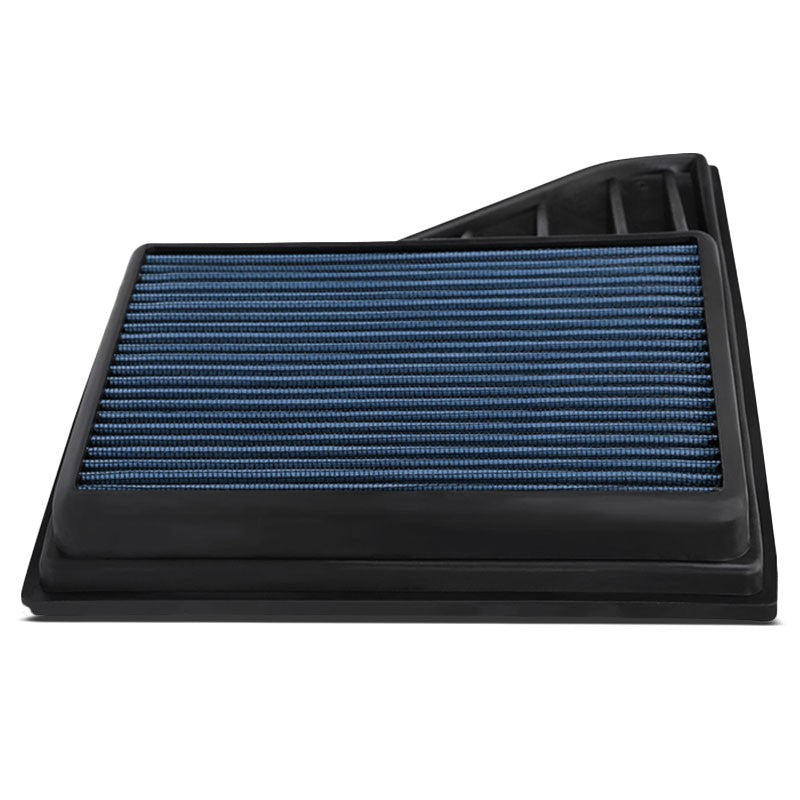 Reusable Blue High Flow Drop-In Air Filter For Mustang 10 4.6L/11-14 3.7/5.0L-Performance-BuildFastCar