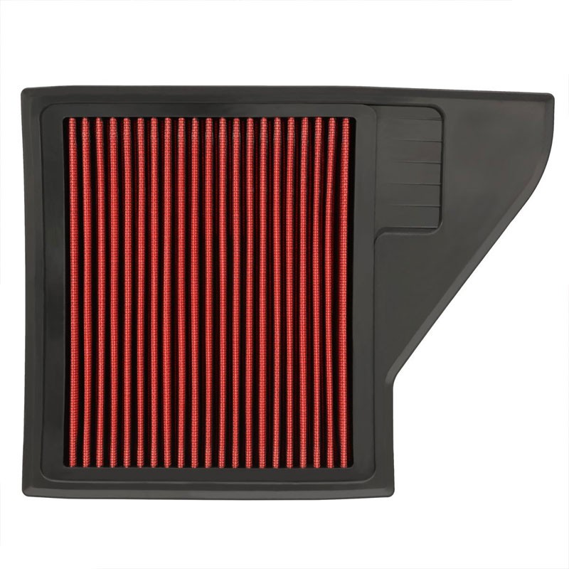 Reusable Red High Flow Drop-In Air Filter For Mustang 10 4.6L/11-14 3.7/5.0L-Performance-BuildFastCar