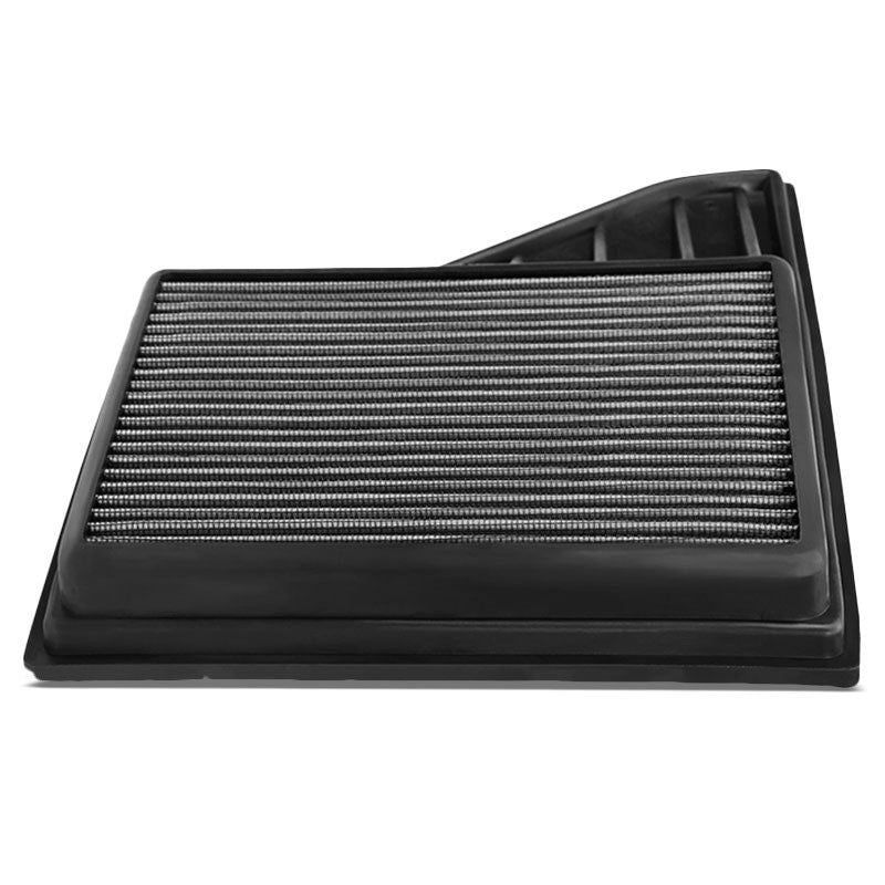 Reusable Silver High Flow Drop-InAir Filter For Mustang 10 4.6L/11-14 3.7/5.0L-Performance-BuildFastCar