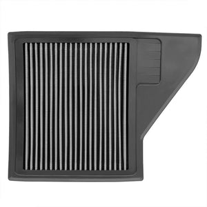 Reusable Silver High Flow Drop-InAir Filter For Mustang 10 4.6L/11-14 3.7/5.0L-Performance-BuildFastCar