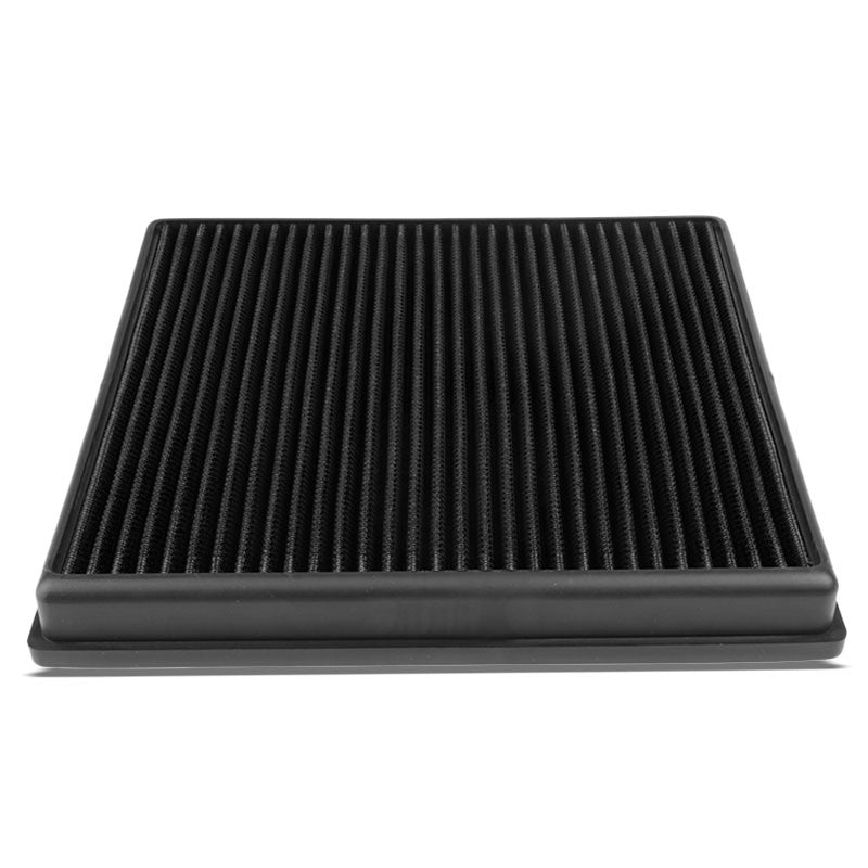 Black High Flow Washable Airbox DropIn Panel Air Filter For 11-17 535i 3.0 Turbo-Performance-BuildFastCar