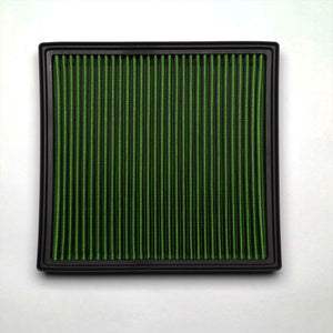 Green High Flow Washable Airbox Drop-In Panel Air Filter For 15-17 X4 3.0L Turbo-Performance-BuildFastCar