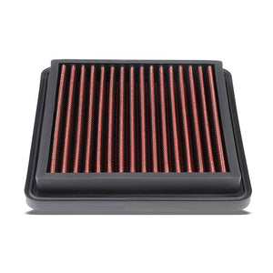 Red Performance Washable Airbox Drop-In Panel Air Filter For 09-13 FIT 1.5L-Performance-BuildFastCar