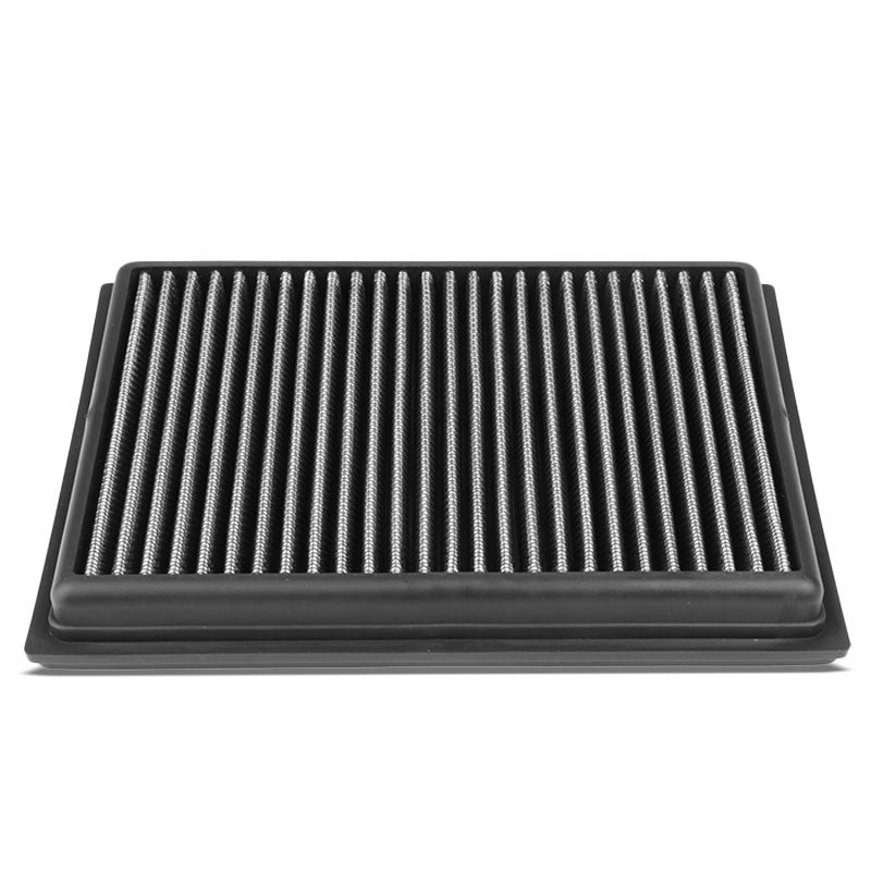 Silver High Flow Washable/Reuse Airbox Drop-In Panel Air Filter For 02-17 Sentra-Performance-BuildFastCar