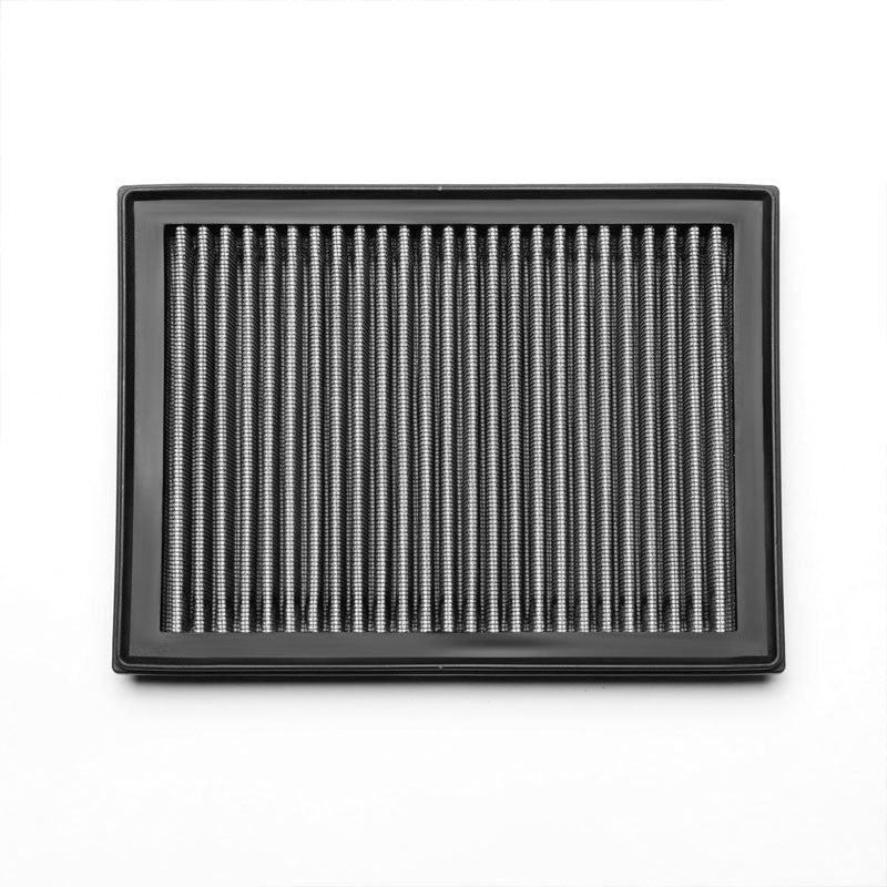 Silver High Flow Washable/Reuse Airbox Drop-In Panel Air Filter For 02-17 Sentra-Performance-BuildFastCar