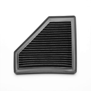 Black High Flow Washable Airbox Drop-In Panel Air Filter For 08-11 Focus 2.0L-Performance-BuildFastCar