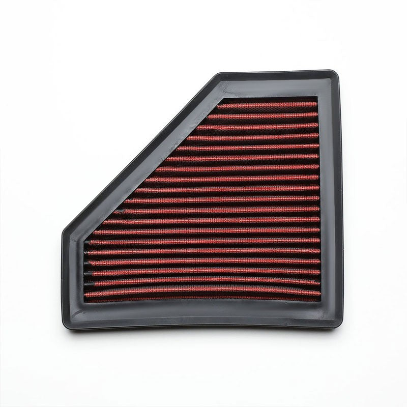 Red Performance Washable Airbox Drop-In Panel Air Filter For 08-11 Focus 2.0L-Performance-BuildFastCar