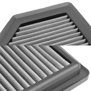 Silver High Flow Washable/Reusable Drop-In Panel Air Filter For 08-11 Focus 2.0L-Performance-BuildFastCar