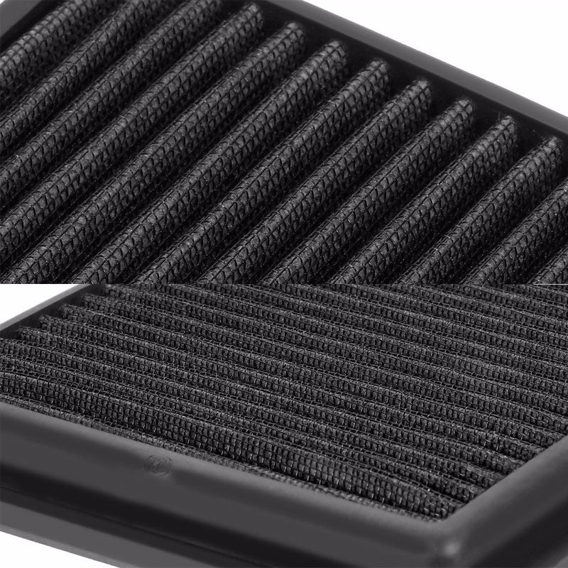 Reusable Black High Flow Drop-In Panel Air Filter For Infiniti 08-13 G37 3.7L-Performance-BuildFastCar