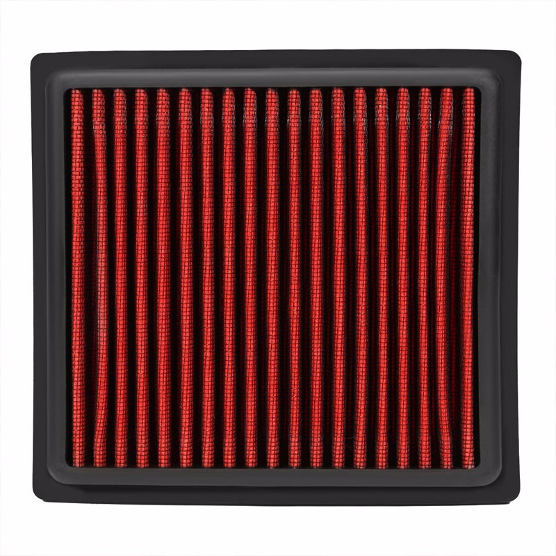 Reusable Red High Flow Drop-In Panel Air Filter For Infiniti 08-13 G37 3.7L-Performance-BuildFastCar