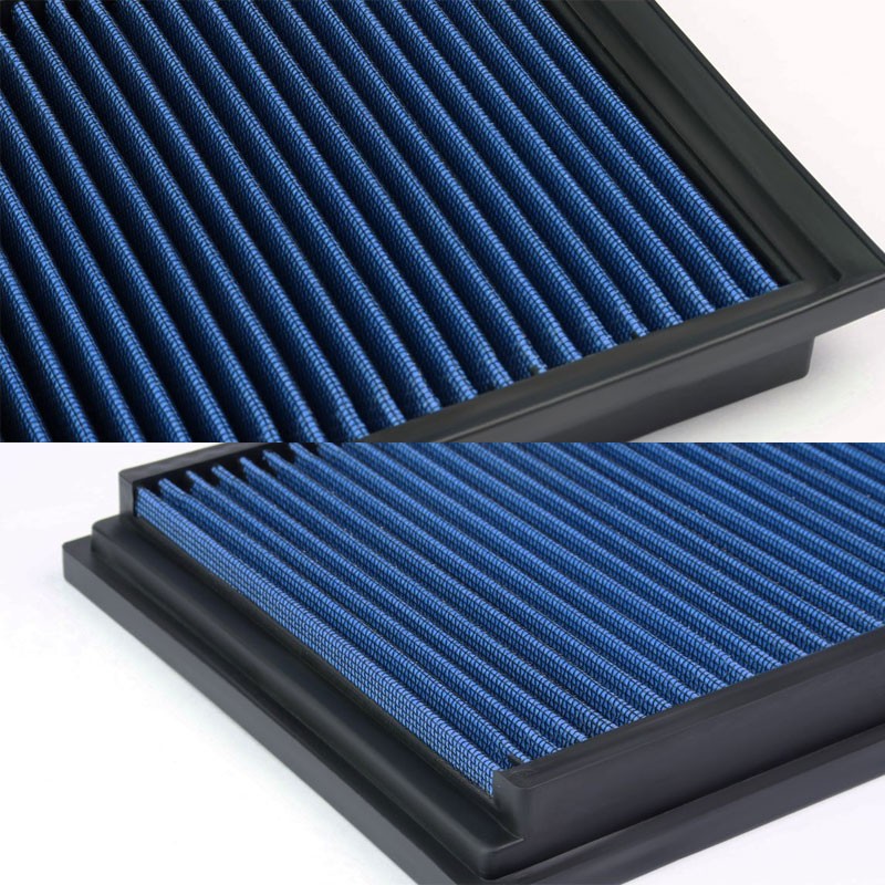 Blue High Flow Washable/Reusable Drop-In Panel Air Filter For 07-15 Mazda 5-Performance-BuildFastCar