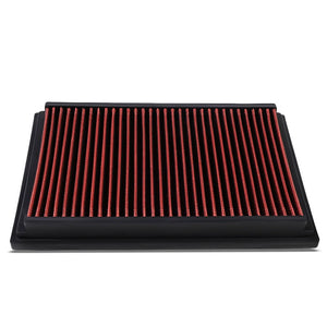 Red High Flow Washable Airbox Drop-In Panel Air Filter For 07-15 Mazda 5 2.3/2.5-Performance-BuildFastCar