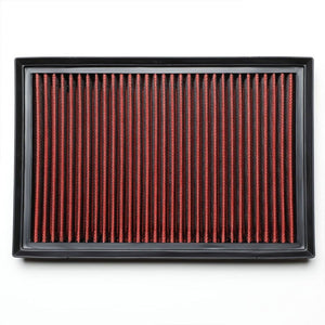 Red High Flow Washable Airbox Drop-In Panel Air Filter For 07-15 Mazda 5 2.3/2.5-Performance-BuildFastCar