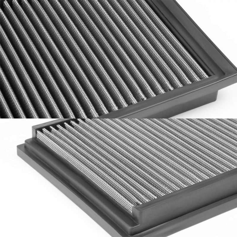 Silver High Flow Washable/Reusable Drop-In Panel Air Filter For 07-15 Mazda 5-Performance-BuildFastCar