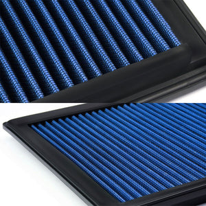 Blue High Flow Washable/Reusable Drop-In Panel Air Filter For 04-08 F-150 5.4L-Performance-BuildFastCar