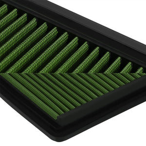 Reusable Green High Flow Drop-In Panel Air Filter For Jeep 05-10 Grand Cherokee-Performance-BuildFastCar