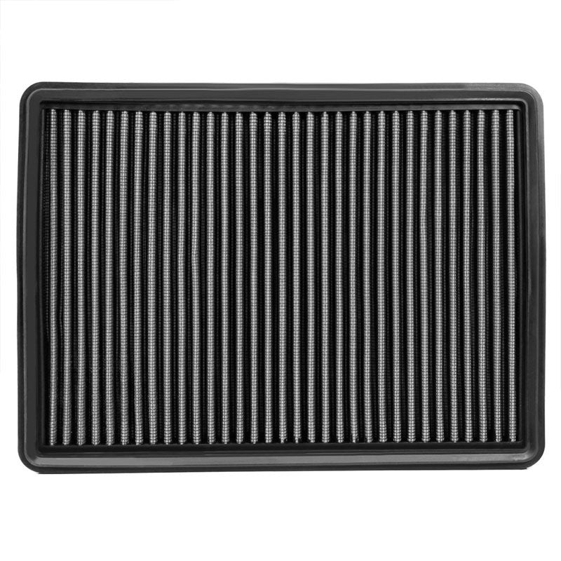 Reusable Silver High Flow Drop-In Panel Air Filter For Jeep 05-10 Grand Cherokee-Performance-BuildFastCar