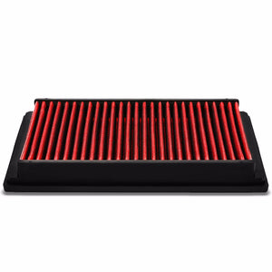 Reusable Red Cotton High Flow Drop-In Panel Air Filter For BMW 01-06 330Ci 3.0L-Performance-BuildFastCar