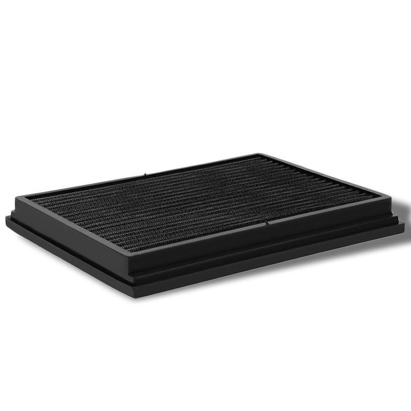 Reusable Black High Flow Drop-In Panel Air Filter For Audi 02-09 A4 Quattro 1.8L-Performance-BuildFastCar