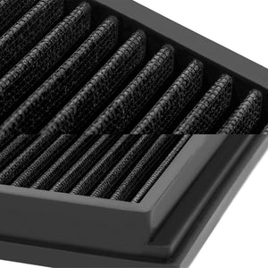 Reusable Black High Flow Drop-In Panel Air Filter For Audi 02-09 A4 Quattro 1.8L-Performance-BuildFastCar
