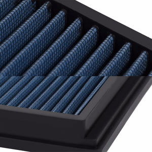 Reusable Blue High Flow Drop-In Panel Air Filter For Audi 02-09 A4 Quattro 1.8L-Performance-BuildFastCar