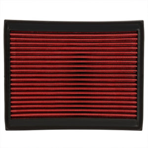 Reusable Red High Flow Drop-In Panel Air Filter For Audi 02-09 A4 Quattro 1.8L-Performance-BuildFastCar