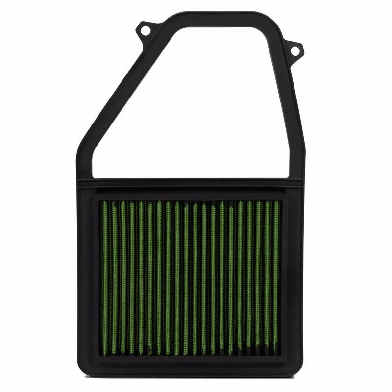 Reusable Green High Flow Drop-In Panel Air Filter For Honda 01-05 Civic 1.7L-Performance-BuildFastCar