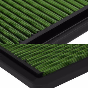 Reusable Green High Flow Drop-In Panel Air Filter For Honda 01-05 Civic 1.7L-Performance-BuildFastCar