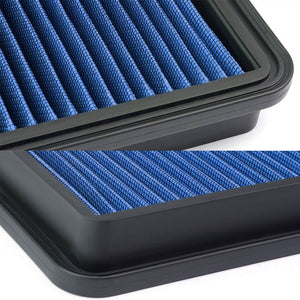 Blue High Flow Washable/Reusable Airbox Drop-In Panel Air Filter For 99-03 RX300-Performance-BuildFastCar