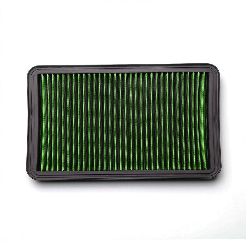 Green High Flow Washable/Reuse Airbox Drop-In Panel Air Filter For 97-04 Avalon-Performance-BuildFastCar